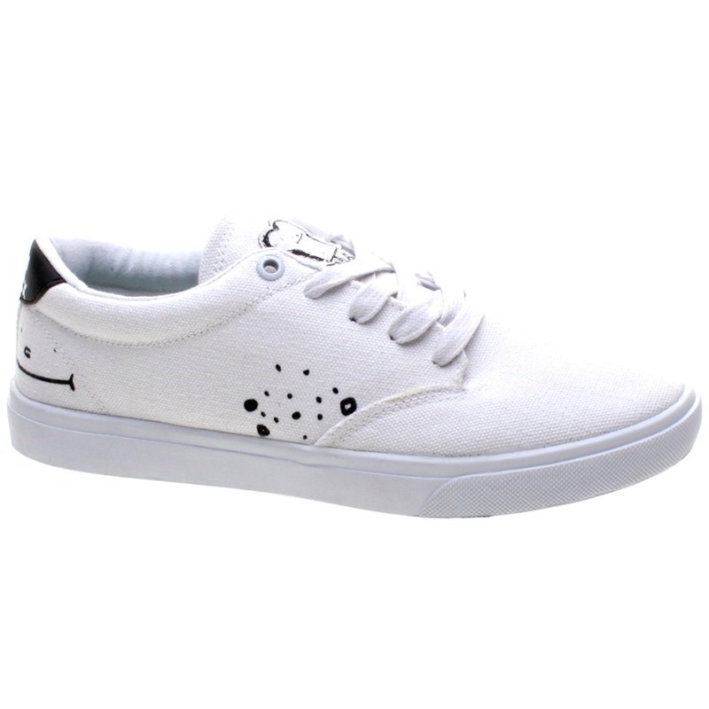 Lighthouse White Canvas Cleptomanicx Shoe Lighthouse White Canvas Cleptomanicx Shoe