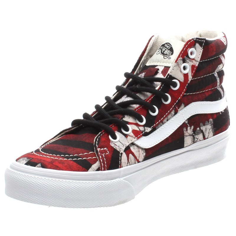 SK8 Hi Slim (Della) Batik/Red Shoe QG3AWF SK8 Hi Slim (Della) Batik/Red Shoe QG3AWF