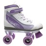 Firestar White/Lilac Quad Roller Skates