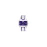 Elite Polished Silver/Silver/Purple Mens Watch ELT006