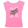 X Top S/S Tee - Bright Pink