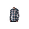 Y Factor Plaid L/S Shirt - Deep Sea Blue