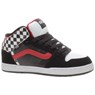 Skink Mid (Check) Black/White/Red Kids Shoe IPD0S7