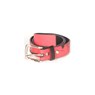 Collage Red Leather Belt
