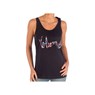 Blur Script Black Tank