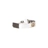 Interchange Reversible White/Black Web Belt