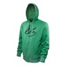 Script Green Zip Hood Fleece