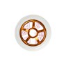 Pro Series Extreme Metal Core 100mm Scooter Wheel - Orange/White