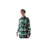 Skeptic Dark Green L/S Flannel Shirt