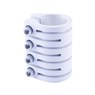 Quad Collar Scooter Snake Clamp - White (inc Shim)