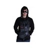Spray Youth Zip Hoody - Black
