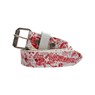 Just Like Me Belt - White/Red