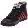 Duane Peters Hi Top 4-Stripe Black/Red Shoe