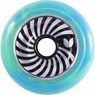 Vertigo Green/Blue Swirl Aluminium Hub Scooter Wheel