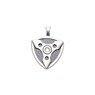 Continuum Silver Matte Pendant