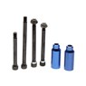 Scooter Cylinders Stunt Pegs inc. Axle - Blue