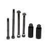 Scooter Cylinders Stunt Pegs inc. Axle - Black