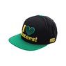 I Love Haters Snapback Cap - Black/Green
