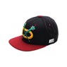 Night Hawks Snapback Cap - Black/Cardinal