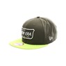 Ask Any Pro Snapback Cap - Olive/Cyber Green