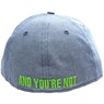 Sorry I'm Fresh Blue Chambray/Lime Fitted Cap