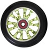 Vicious Extruded CNC 110mm Scooter Wheel Including Bearings - Green/Black