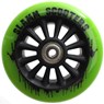 Nylon Core 110mm Scooter Wheel and Bearings - Green