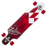 VOLLB401 Complete Drop Through Longboard - White/Red
