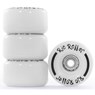 Light Up Quad Roller Skate Wheels - Blue Glitter