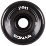 Sonar Zen 62mm/85a Roller Skate Wheels- Black