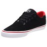Square Three Black/White/Red Shoe