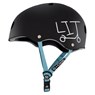 Lifer LIT Helmet - Black Matt with Blue Strap