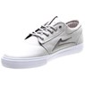 Griffin Silver Textile Vegan Shoe