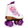 Butterfly White Adjustable Kids Artistic Quad Roller Skates