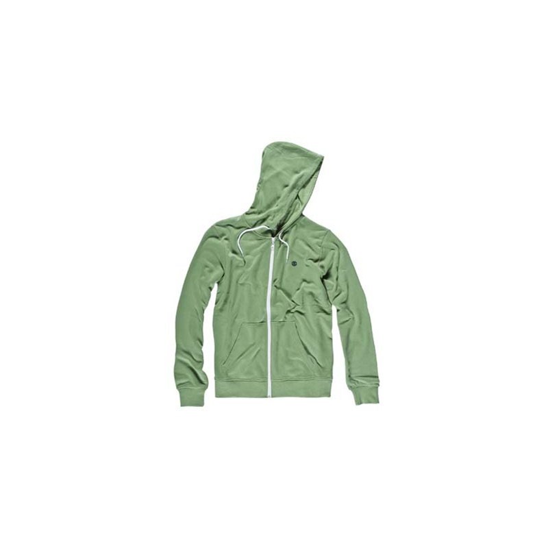 Green tea zip up hoodie Clearance