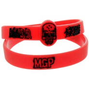 Red rubber wristband Clearance