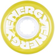 Energy 62 - 62mm/78a Roller Skate Wheels - Clear Yellow Energy 62 - 62mm/78a Roller Skate Wheels - Clear Yellow