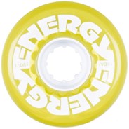 Energy 62 - 62mm/78a Roller Skate Wheels - Clear Yellow