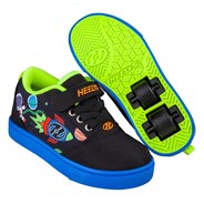 Pro 20 X2 Black/Blue/Olympic Yellow Space Kids Heely X2 Shoe