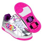 Swerve X2 Silver/Multi Rainbow Kids Heely X2 Shoe
