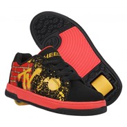Split MTV Black/Red/Yellow Adult Heely Shoe