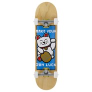 Lucky Cat 8inch Complete Skateboard - Natural