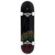 Three Tier Reloaded 8inch Complete Skateboard - Black