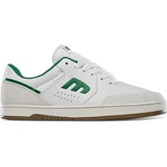 Marana White/White/Green Shoe