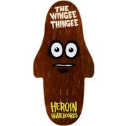 The Wingee Thingee 15inch Skateboard Deck - Brown