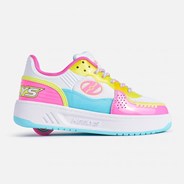 Rezerve FN Low White/Neon Pink/Aqua/Yellow Kids Heely Shoe