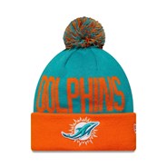 NFL ISG25 Sideline Knit Madrid Game Beanie - Miami Dolphins