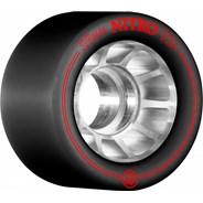 Nitro Speed 92a 59mm Roller Skate Wheels - Black (8 Pack)