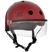 Lifer Helmet inc Visor - Matt Blood Red