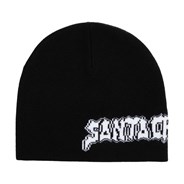 Punk Strip Beanie - Black